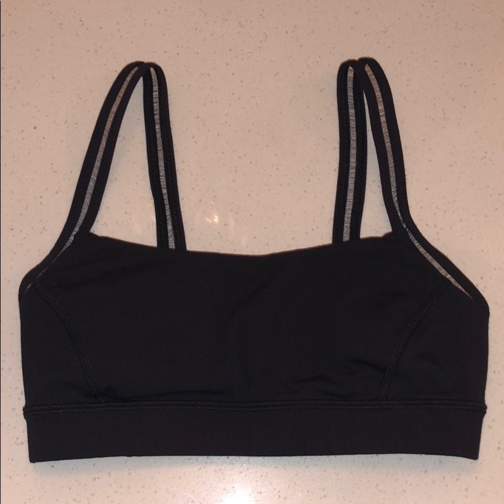 Lululemon mesh strapped sports bra